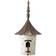 GlitzHome Farmhouse Washed Pagoda Birdhouse with Roof 29.75"
