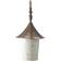 GlitzHome Farmhouse Washed Pagoda Birdhouse with Roof 29.75"