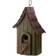 GlitzHome Distressed Birdhouse 11.61"