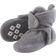 Little Treasures Fleece Booties - Heather Grey