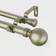 Rod Desyne Globe Double Curtain Rod 121.92cm