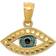 Macy's Evil Eye Charm - Gold/Blue/Black
