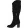 Journee Collection Aneil Extra Wide Calf - Black