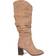Journee Collection Aneil Extra Wide Calf - Taupe