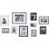 Kate & Laurel 10pc Bordeaux Frame Box Set Photo Frame 10pcs