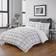 City Scene Zander Duvet Cover White (223.52x172.72cm)