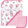 Luvable Friends Hooded Towel and Washcloth Set Floral