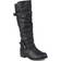 Journee Collection Bite Wide Calf - Black