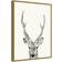 Amanti Art Animal Mug IV Deer by Victoria Borges Framed Art 45.7x59.7cm