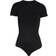 Yummie Short Sleeve Shaping Thong Bodysuit - Black