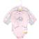 Hudson Baby Cotton Long-Sleeve Bodysuits 5-pack - Pink Gray Elephant