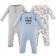 Hudson Union Suits/Coveralls 3-pack - Mustache (10151294)