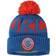 New Era Oklahoma City Thunder Sport Cuffed Knit Beanies with Pom Youth