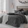 Swift Home Crinkle Duvet Cover Grey (228.6x172.72cm)