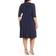 Kiyonna Essential Wrap Dress Plus Size - Nouveau Navy