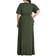 Kiyonna Indie Flair Maxi Dress Plus Size - Olive