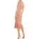 Mac Duggal Sequined Flutter Sleeve Midi Dress - Rose Gold