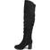 Journee Collection Kaison Extra Wide Calf - Black