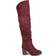 Journee Collection Kaison Extra Wide Calf - Wine