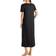 Hanro Moments Short Sleeve Long Gown - Black