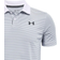 Under Armour Performance Stripe Polo Shirt - White/Steel (1361776-100)