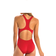 Dolfin Womens Basic Solid Red Performance Back One Piece - Red