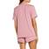 eberjey Gisele Relaxed Short PJ Set - Hearts-Acai/ Ivory