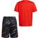 Adidas Boy's Tiger Camo Shorts Set - Vivid Red (AG6362C)