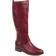 Journee Collection Ivie Medium Calf - Wine