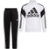 Adidas Boy's Colorblock Set - White/Black