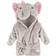 Hudson Baby Animal Face Hooded Bathrobe - Pretty Elephant