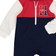 Tommy Hilfiger Colorblock Half-Zip Hooded Coverall - Navy/White