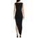 Norma Kamali Tara Side Drape Gown - Black