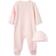 Little Me New Pink Welcome To The World Footed One-Piece & Hat - Pink