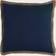 Rizzy Home Solid Square Complete Decoration Pillows Blue (55.88x55.88cm)