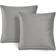 Lush Decor Velvet Solid Cushion Cover Grey (50.8x50.8cm)
