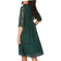 Happy Holly Madison Lace Dress - Dark Green
