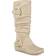 Journee Collection Jester Wide Calf - Stone