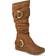 Journee Collection Jester Wide Calf - Camel