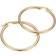 Roberto Coin Medium Round Hoop Earrings - Gold