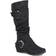 Journee Collection Jester Medium Calf - Black