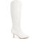 Journee Collection Estrella Wide Calf - White