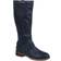 Journee Collection Meg Extra Wide Calf - Navy