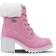 Lugz Clove Fur 6 Inch - Bubblegum Pink/White