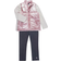 Calvin Klein Baby Girl's Vest Top & Pant Set 3-piece - Pink