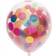 Confetti Latex Balloons Neon Mix
