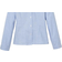 French Toast Youth Long Sleeve Oxford Blouse with Princess Seams - Blue