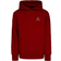 Nike Boy's Air Jordan Fleece Hoodie Junior - Gym Red (G715G608)