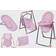 Lissi Baby Doll 6-in-1 Convertible Highchair Play Set