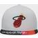 Mitchell & Ness Miami Heat Hardwood Classics Swingman Pop Snapback Hat Men - White